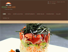 Tablet Screenshot of missionsushi.com